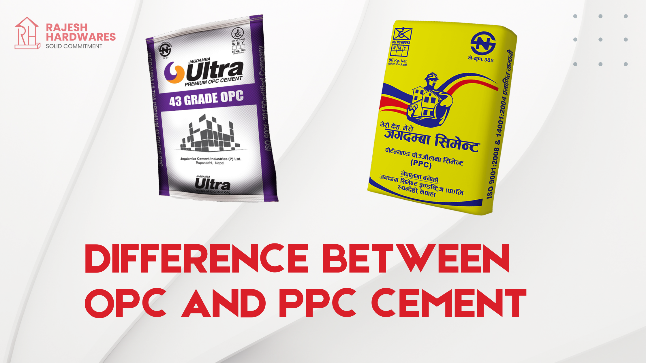 Difference Between Opc And Ppc Cement Opc Vs Ppc Rh